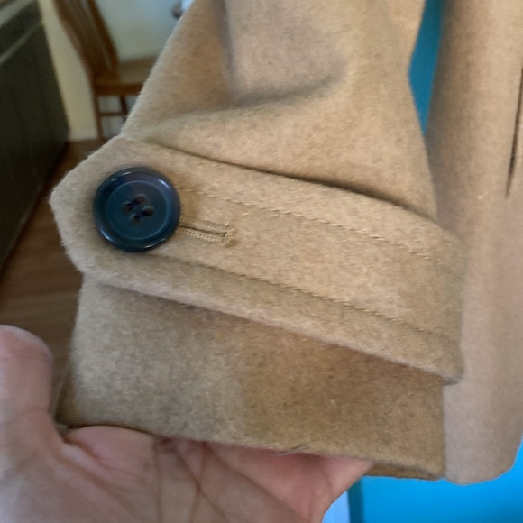 St. John’s bay wool winter coat. Size large. Brown. - Picture 6 of 7